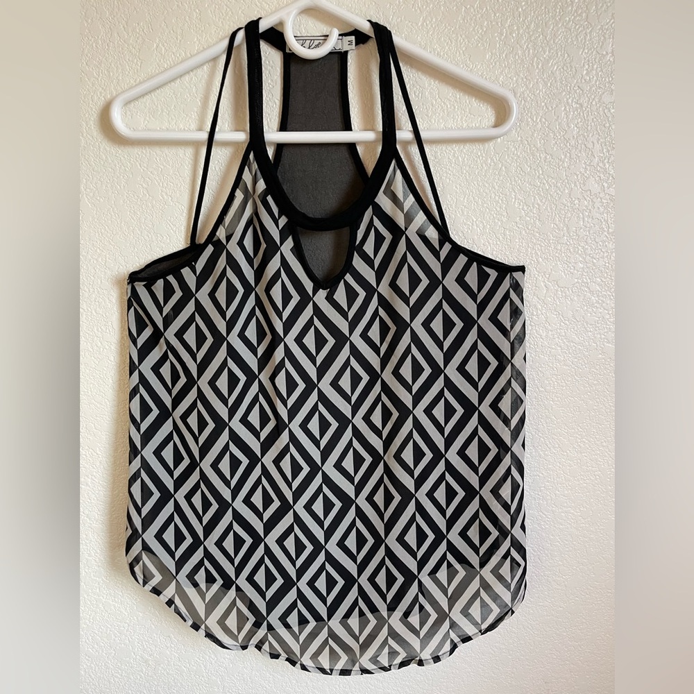 Chloe K sheer top